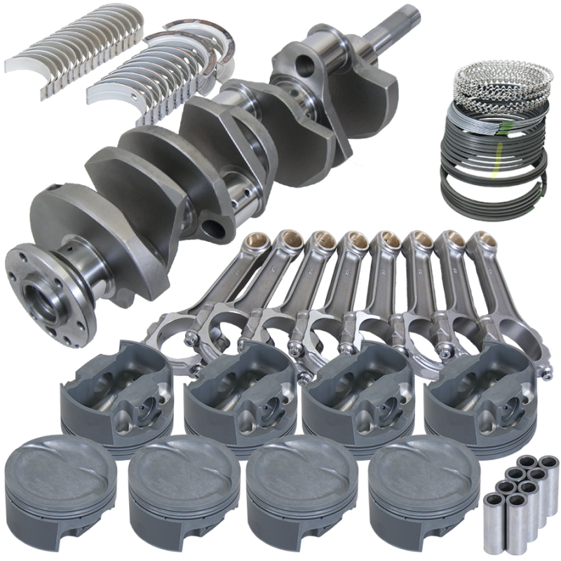 Eagle 158104080 fits Ford FE 4.125in Crank 6.700in I-Beam Rods -26cc Inv Dome 4.080in Pistons Rotating Assembly