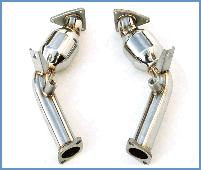 Invidia HS09N7ZTPCB 09+ Nissan 370Z / fits Infiniti G37 60mm High Flow Cat w/ Br