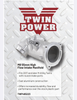 Twin Power 485223 55mm Aluminum High Flow intake for 2017+ M-8