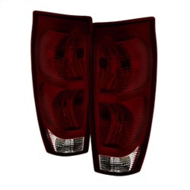 9030512 Xtune fits Chevy 02-06 Avalanche OE Style Tail Lights Red Smoked ALT-J