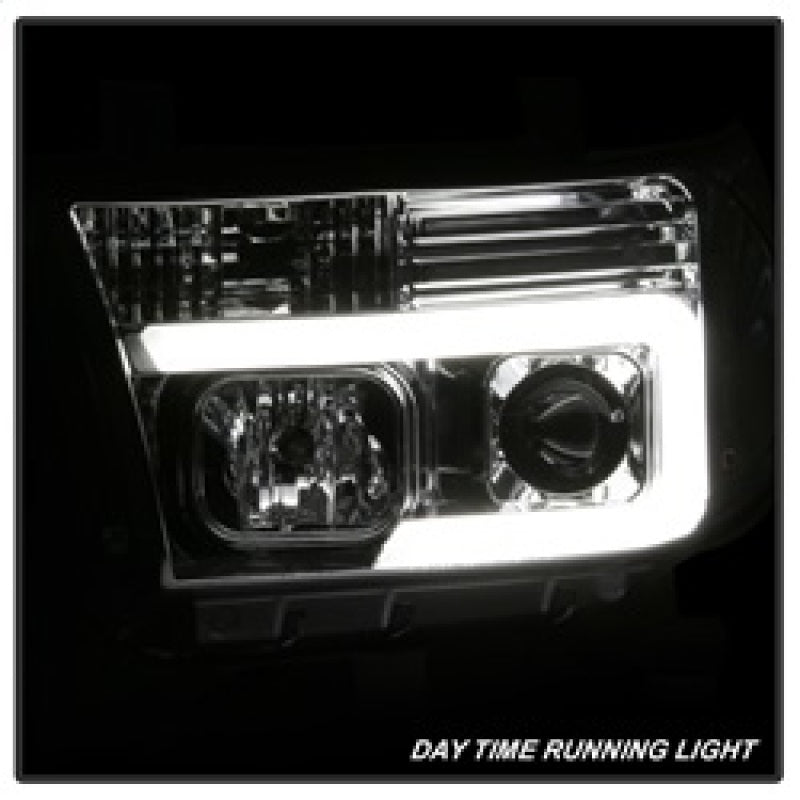 Spyder 5084651 fits Toyota 07-13 Tundra V2 Light Bar DRL Projector Headlights -