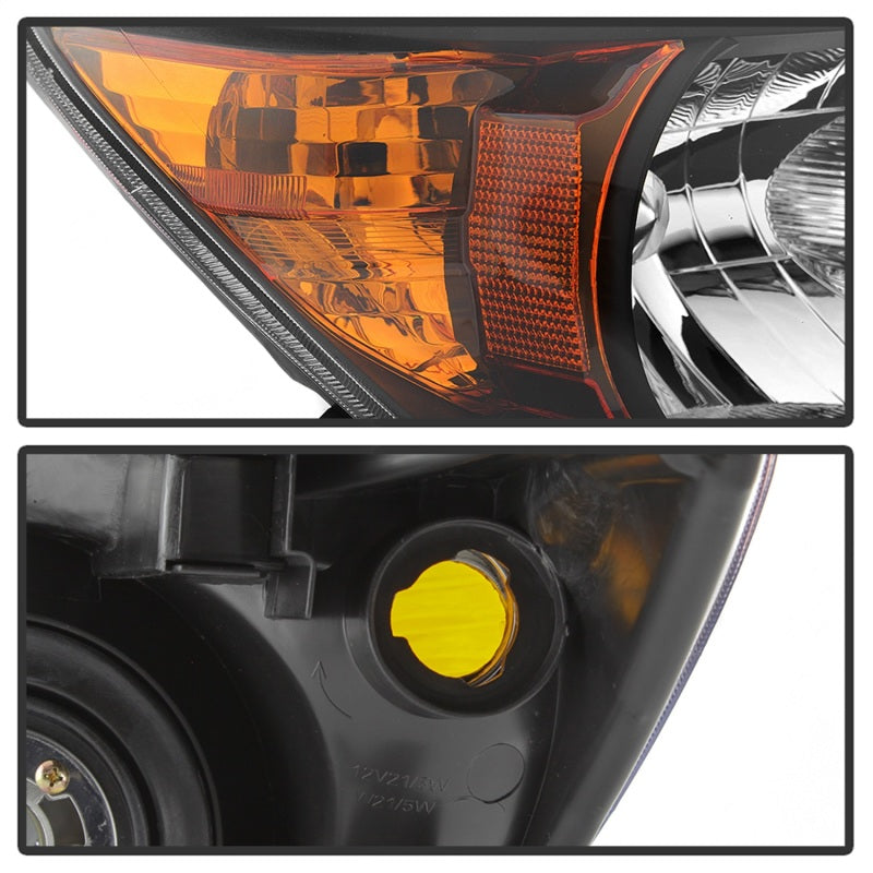 xTune 9042850 06-08 fits Toyota RAV4 OEM Style Headlights - Black (HD-JH-TRAV06