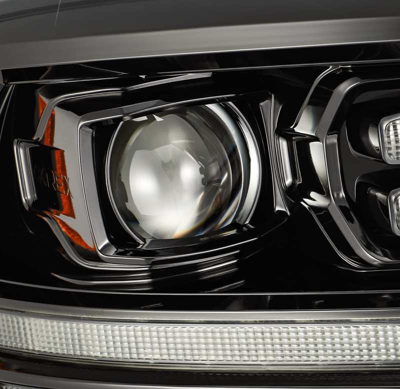 AlphaRex 880520 fits Dodge 09-18 Ram 2500HD LUXX LED Proj Headlights Plank Styl