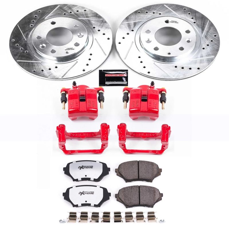 PowerStop fits Mazda MX-5 Miata Front Z26 Street Warrior Brake Kit w/Calipers