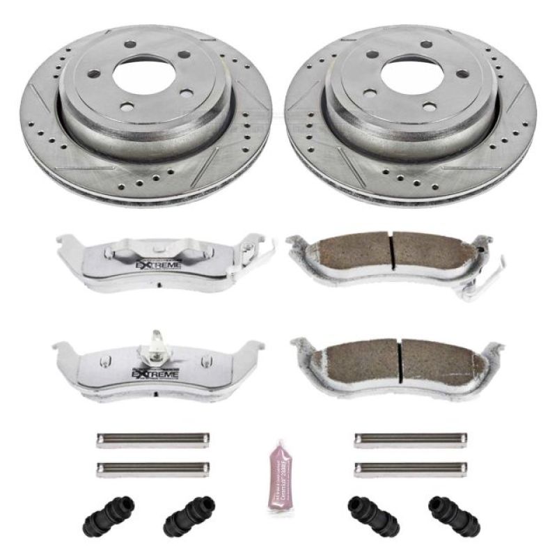 PowerStop K1368 26 03 fits Ford Crown Victoria Rear Z26 Street Warrior Brake Kit
