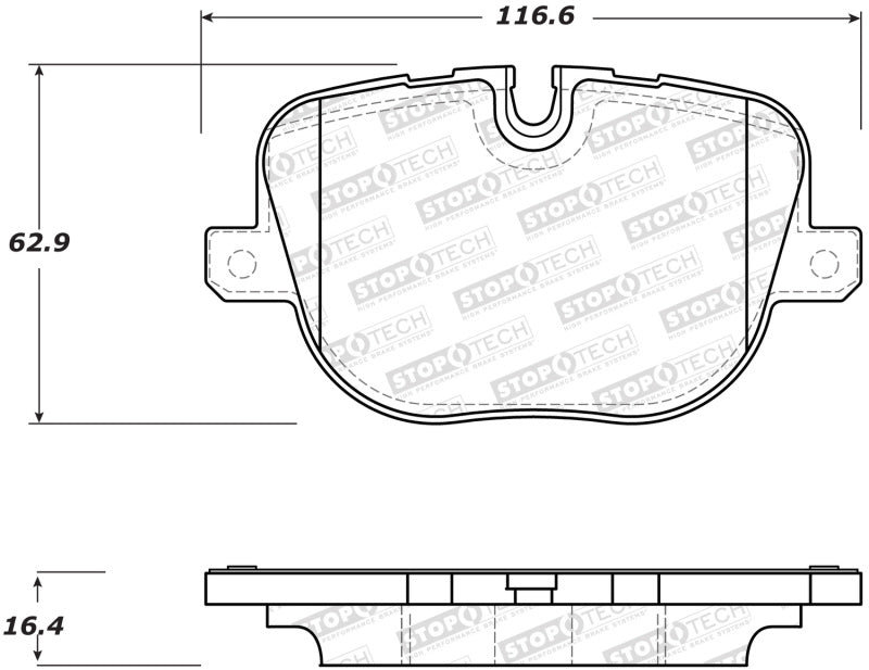 Stoptech 308.1427 Street Brake Pads - Front