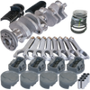 Eagle 12147030 fits Chevy 400 3.875in Crank 6.000in H-Beam Stroker Rods -22cc 4.155in Pistons Rotating Assembly