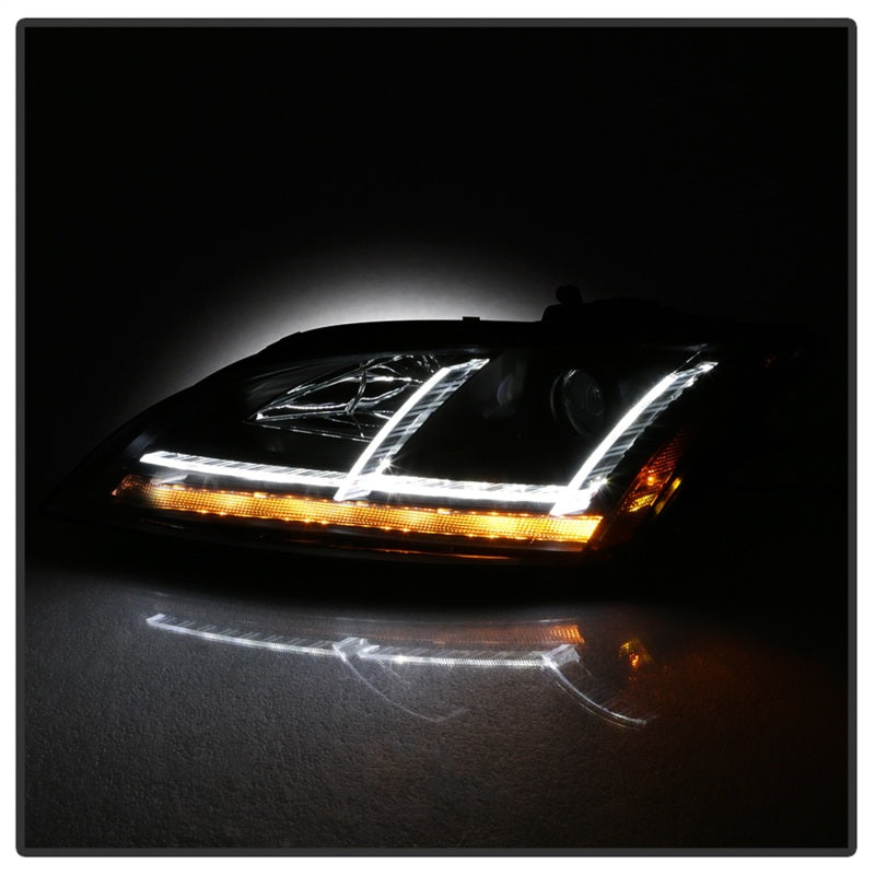 Spyder 5085535 fits Audi 08-15 TT Halogen Projector Headlights w/Seq Turn Signa