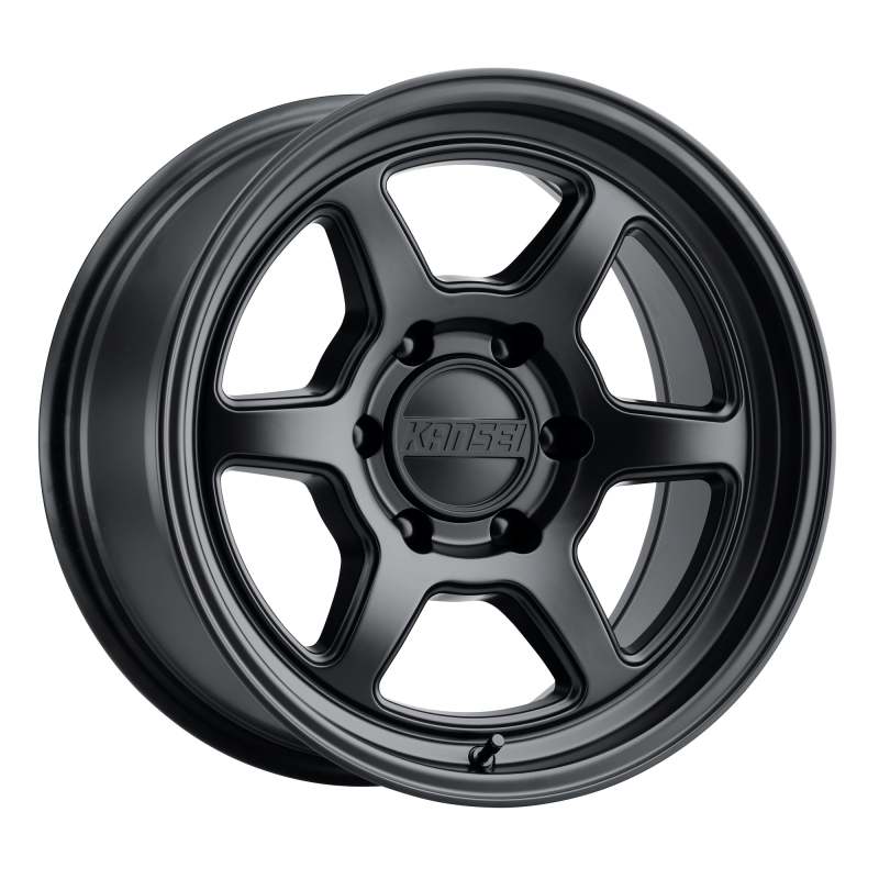 Kansei K14MB-78550-10 K14MB Roku 17x8.5in / 5x127 BP / -10mm Offset / 78.1mm Bore - Matte Black Wheel