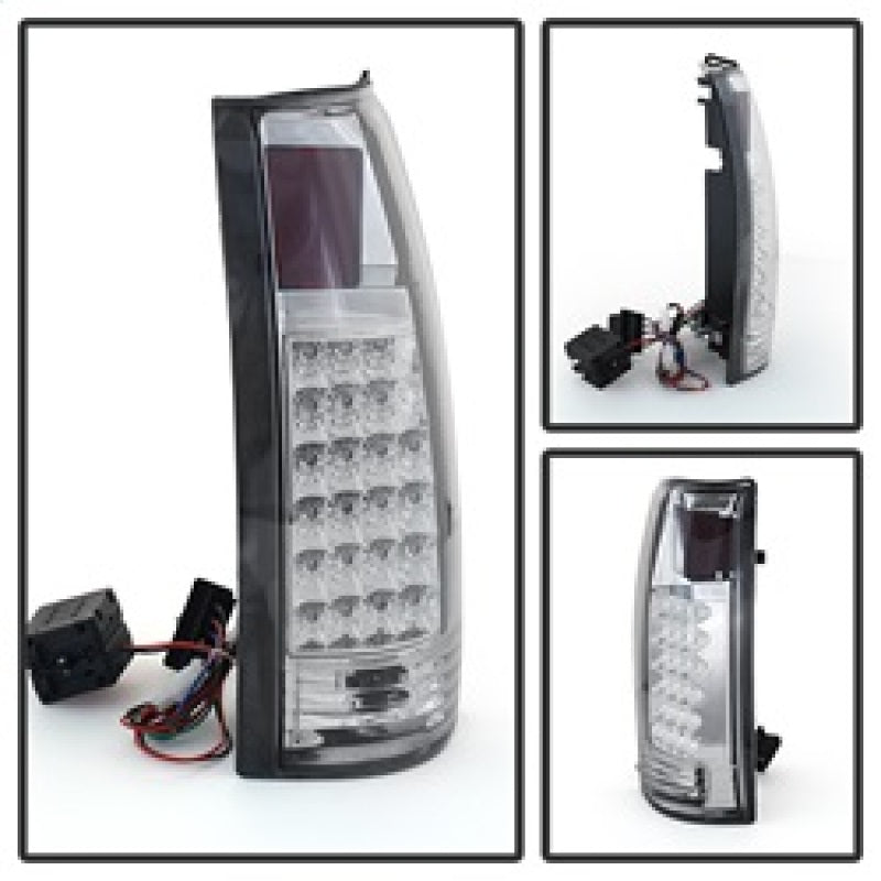 Xtune 9022432 Yukon Denali LED Tail Lights Chrome ALT-JH-CCK88-LED-C