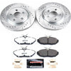 PowerStop K1360-26 02-05 fits Ford Thunderbird Rear Z26 Street Warrior Brake Kit