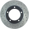 Stoptech 127.44086R Slotted & Drilled Sport Brake Rotor
