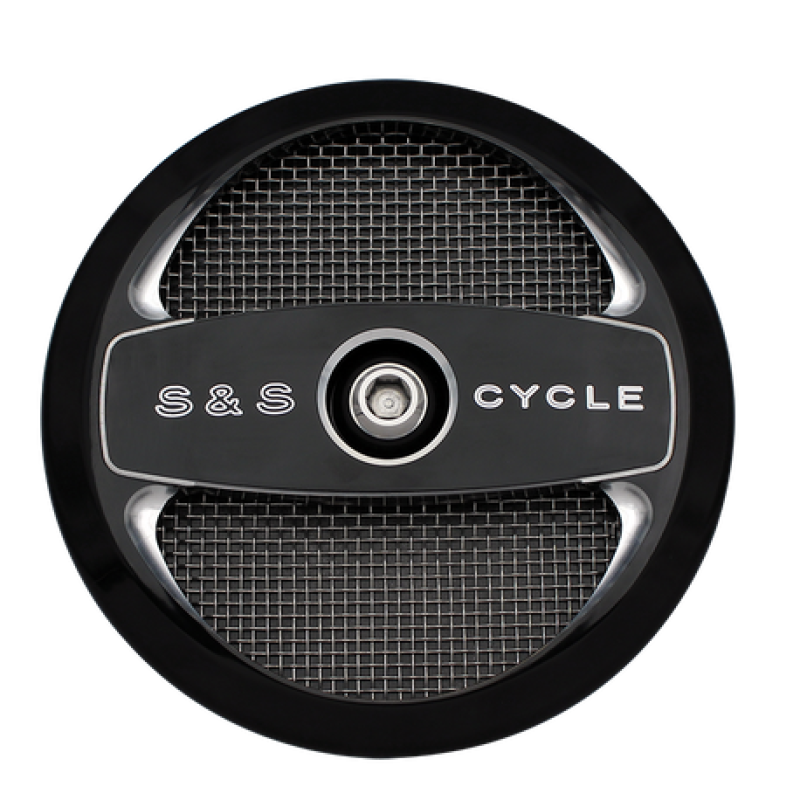 S&S 170-0214 Cycle Air 1 Air Cleaner Cover - Gloss Black
