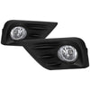 Spyder 5084958 fits Nissan 16-17 Altima Sedan OEM Fog Lights w/Switch - Clear (