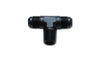 Vibrant 10465 -12AN x 3/4in NPT Flare to Pipe Tee Adapter Fitting - Aluminum