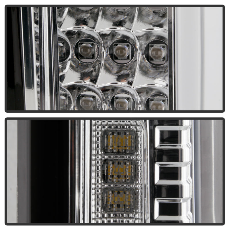 Spyder 5087263 fits Chevy 19-20 Silverado LED Tail Light Chrome ALT-YD-CS19HAL-