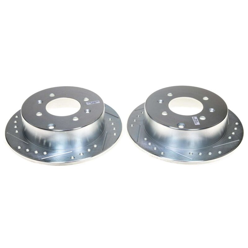 PowerStop fits Kia 01-05 Optima Rear Evolution Drilled & Slotted Rotor - Pair