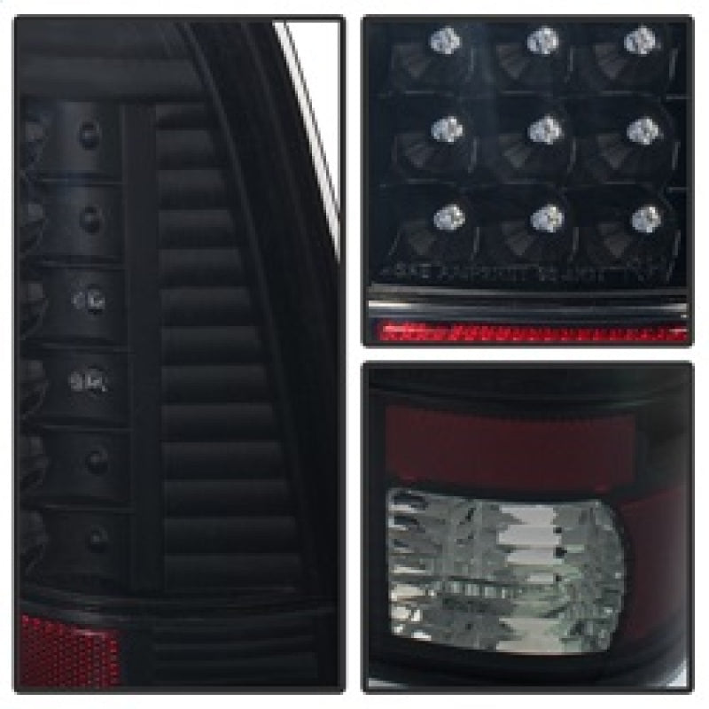 9027642 Xtune fits Ford 99-07 F250/350/450/550 Super Duty LED Tail Lights Blac