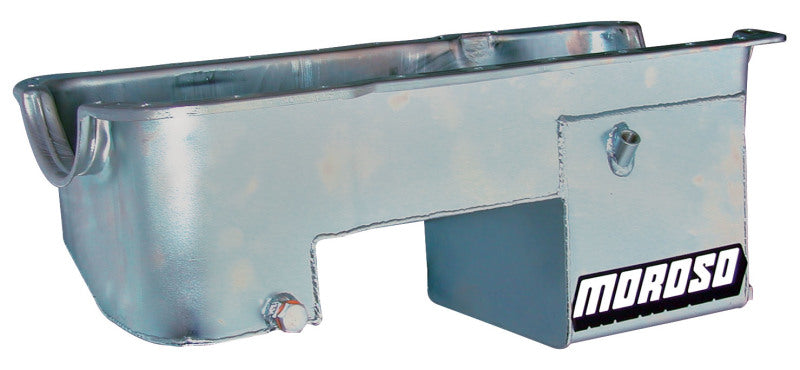 Moroso 20523 fits Ford 351W (w/Rear Sump) Extra Deep Wet Sump 7qt 9in Steel Oil