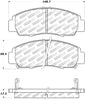 Stoptech 305.0787 Street Select Brake Pads - Front/Rear