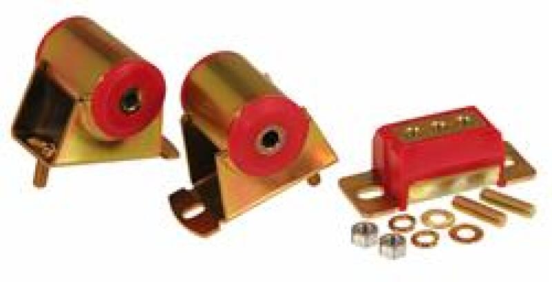 Prothane 2193 fits Jeep Motor & Trans Mount Kit - Red