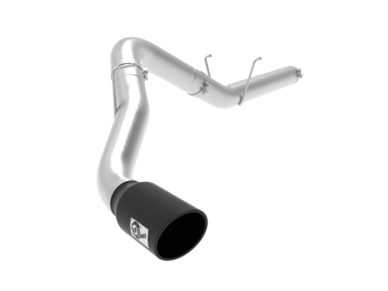AFE 49-42075-B Bore-HD 5in 409SS DPF-Back Exhaust System w/Black Tip 19-20 fits