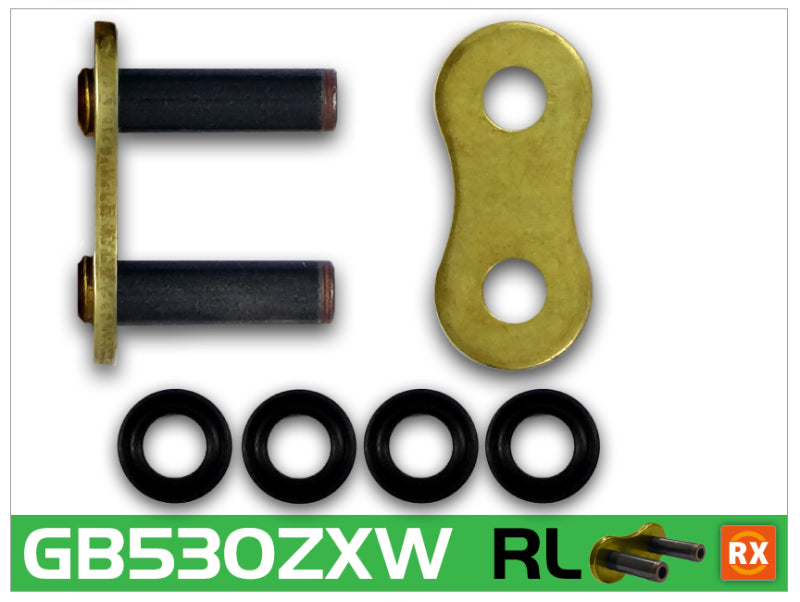 RK Chain GB530ZXW-RL GB530ZXW-RIVET - Gold