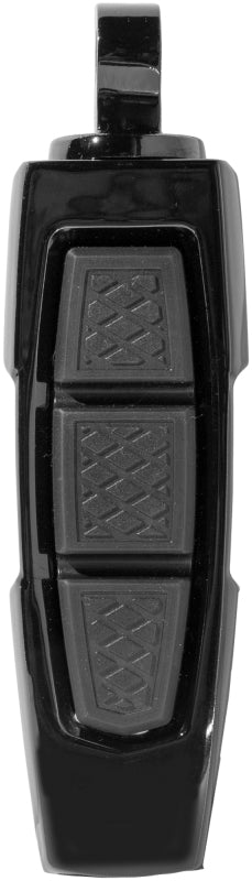 Kuryakyn 10030-2 Kuryakyn Enygma Pegs With Adapter- Gloss Black