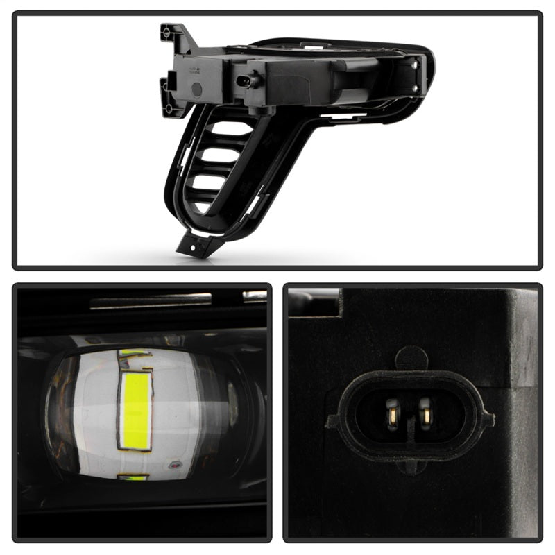 SPYDER 9054020 fits Dodge Durango 21-24 OEM Style LED Fog Lights w/Switch (FL-DDU2021-LED-C)