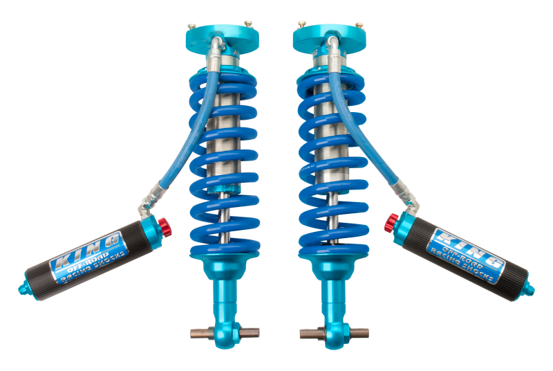King 25001-174A Shocks 2019+ fits Chevrolet Silverado 1500 Front 2.5 Dia Rem. Res Coilover w/Adjuster (Pair)