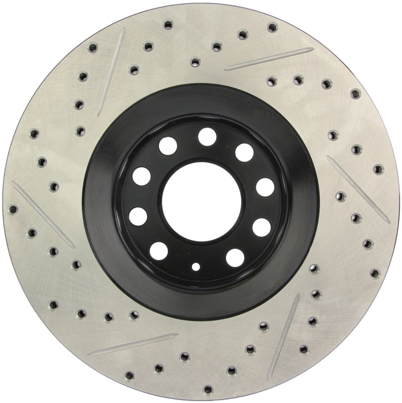 Stoptech 127.33096L 05-06 Audi A4 Quattro/ 02-04 A6 Quattro / 99-02 S4 Front Left Slotted & Drilled Rotor