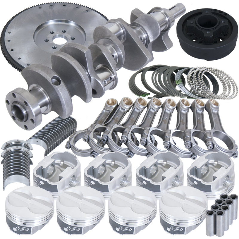 Eagle B16351LS000 fits Ford 302 3.250in Crank 5.400in I-Beam Rods 4.000in Pistons 157 Tooth FW Balanced Assembly