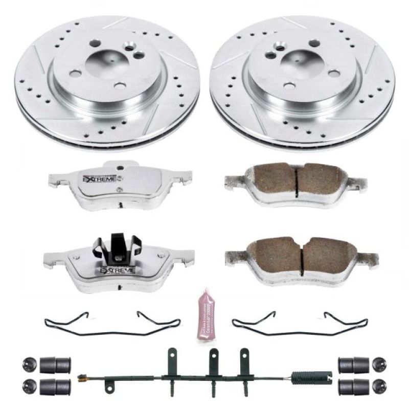 PowerStop K5780-26 07-08 fits Mini Cooper Front Z26 Street Warrior Brake Kit