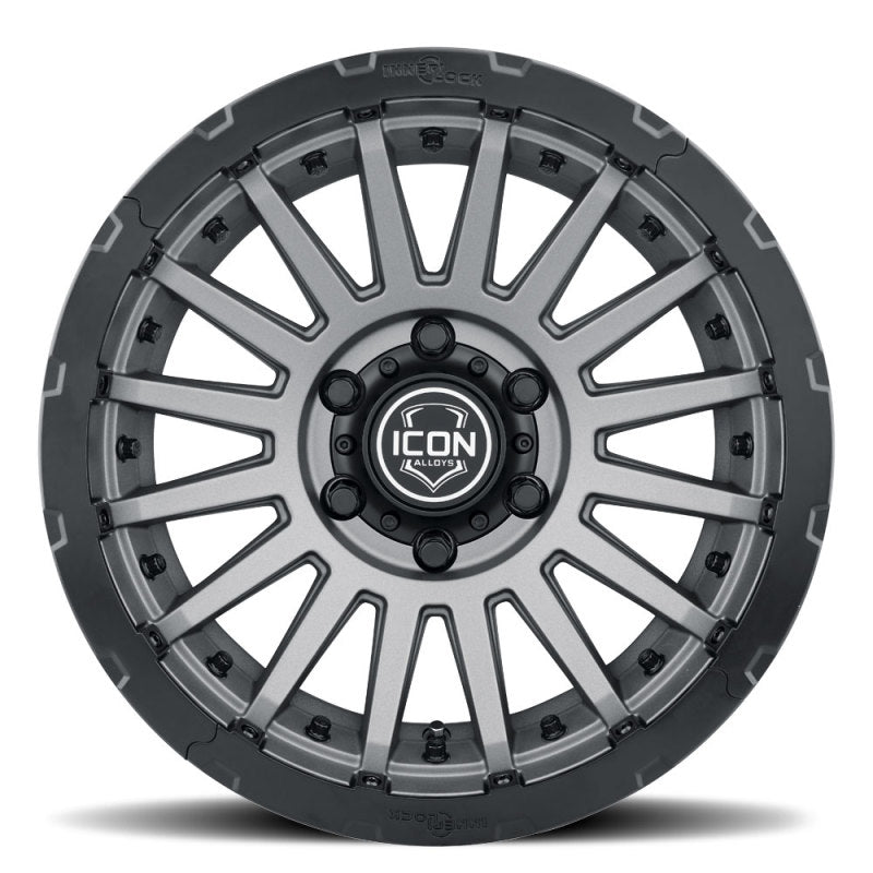 ICON 23617857345CH Recon Pro 17x8.5 5x5 -6mm Offset 4.5in BS 71.5mm Bore Charcoal Wheel