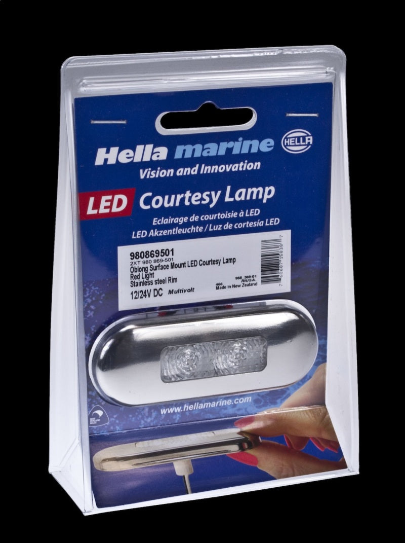 Hella 980869501 Courtesy Lamp Red Md12/24 Ss Sim 2Xt