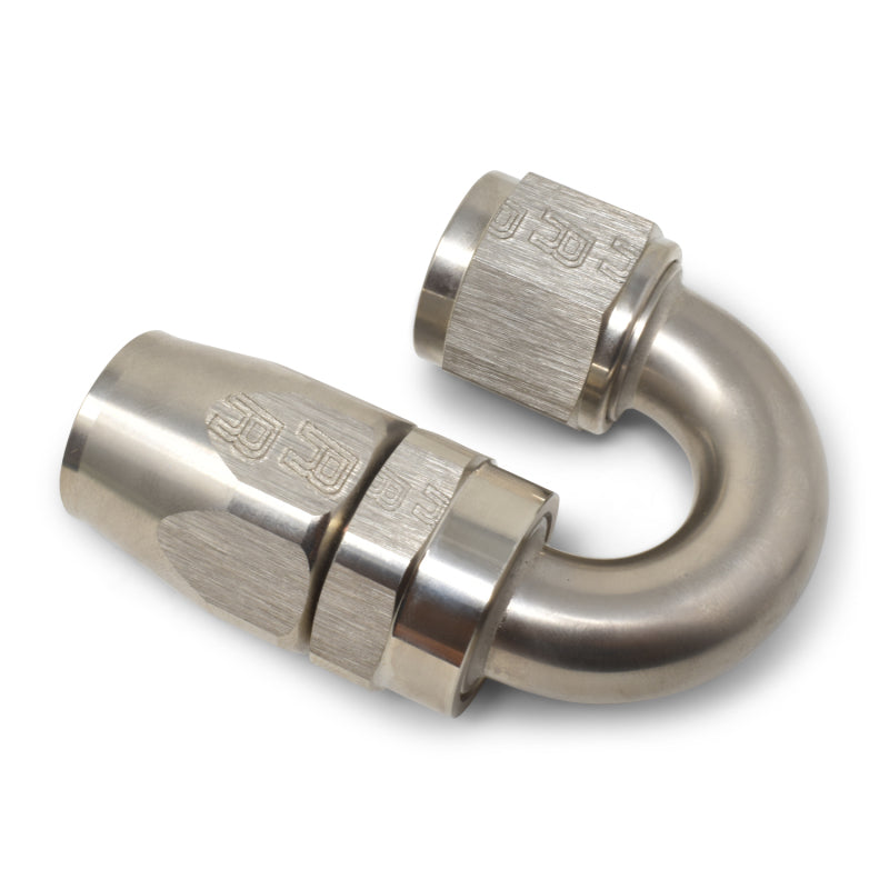 Russell 613501 Performance -6 AN Endura 180 Degree Full Flow Swivel Hose End (With 9/16in Radius)