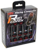 Project Kics WRIA14KK 16+4 Locks Black R40 Iconix w/ Plastic Cap (Black) - 14x1.50