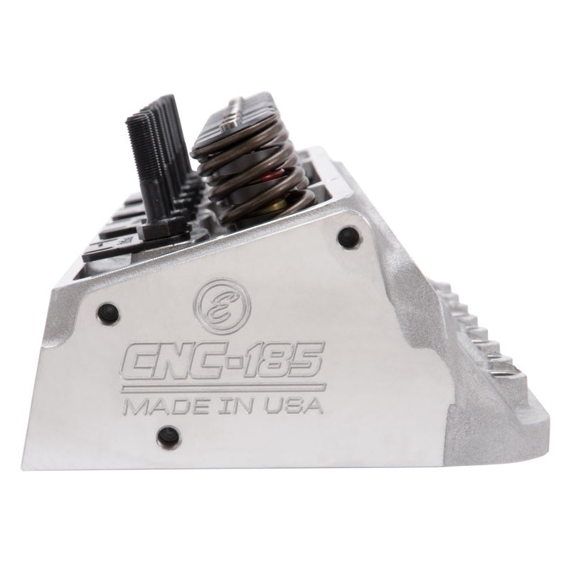 Edelbrock 79895 Cylinder Head fits SBC E-Cnc 185 64cc Straight Plug for Hydraulic Roller Cam Complete