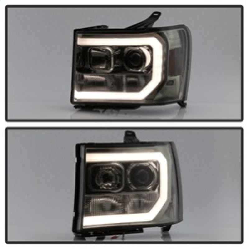 Spyder 5083654 fits GMC 07-13 Sierra 1500/2500/3500 V2 Projector Headlights - S