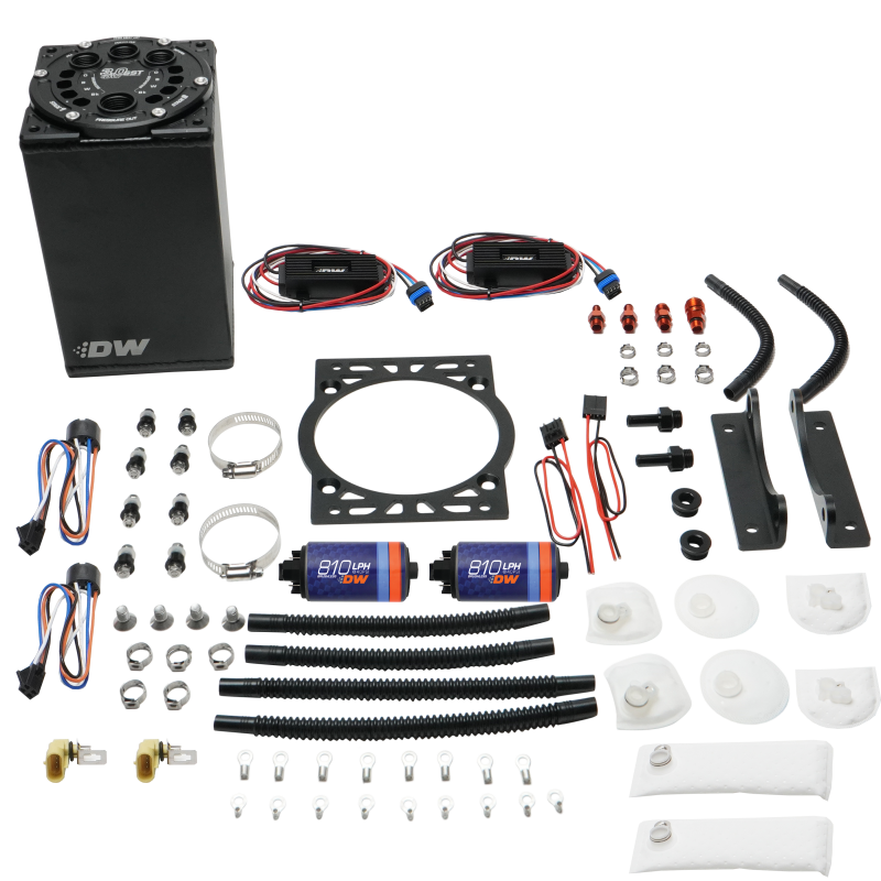 DeatschWerks 6-811-30ST 3.0L Staged Surge Tank w/ DW810 Fuel Pumps