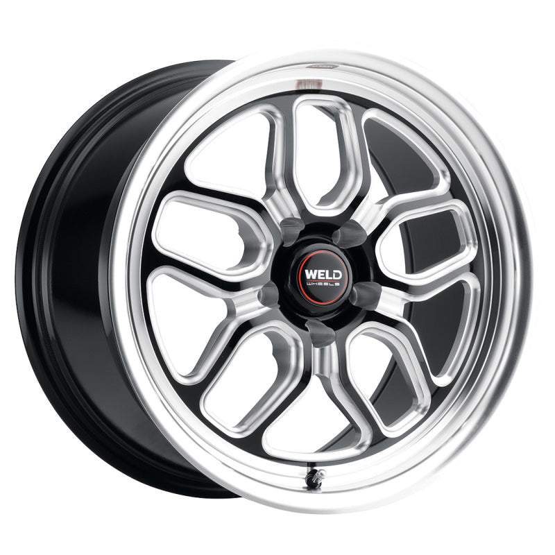 Weld S10778063450 S107 17X8 Laguna 5X120.7 ET00 BS4.50 Gloss Black MIL Dia 78.1