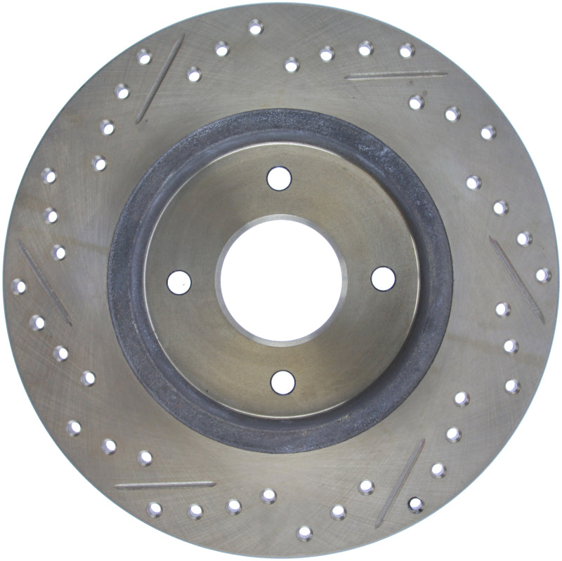 Stoptech 127.42021L Slotted & Drilled Sport Brake Rotor