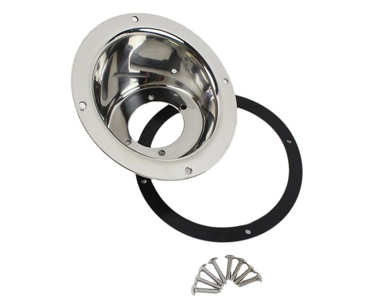 Kentrol 30480 fits Jeep 97-06 Wrangler TJ Gas Filler Neck - Polished Silver