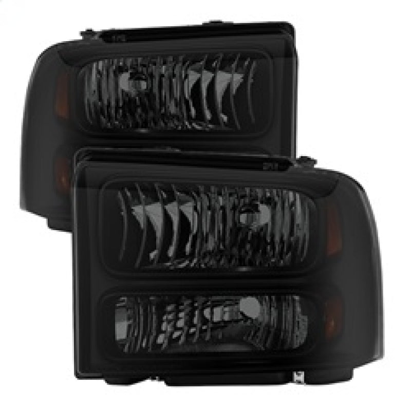 9030444 Xtune fits Ford 05-07 F250/350/450 Super Duty Crystal Headlights Black