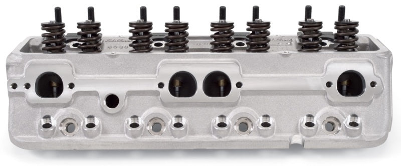 Edelbrock 5089 Cylinder Head E-Street SB fits Chevrolet 64cc (Complete Pair)