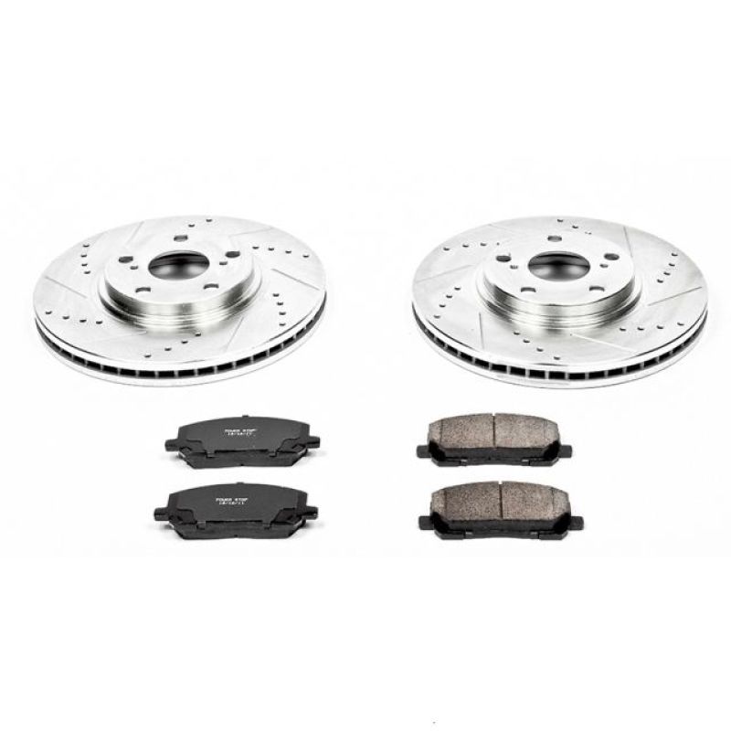 PowerStop K1137 fits Toyota 01-07 Highlander Front Z23 Evolution Sport Brake Kit