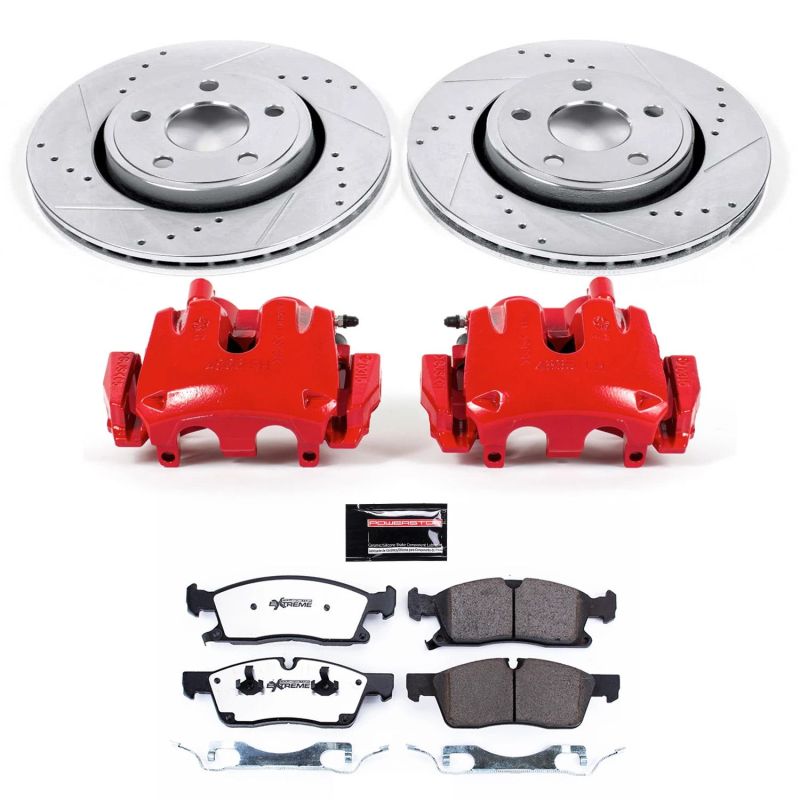 Power Stop KC5951 36 11 fits Jeep Gr& Cherokee Front Z36 Truck & Tow Kit w/Cals