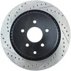 Stoptech 127.42105R 09 Infiniti FX50 SportStop Slotted & Drilled Rear Right Rotor