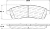 Stoptech 308.0757 Street Brake Pads