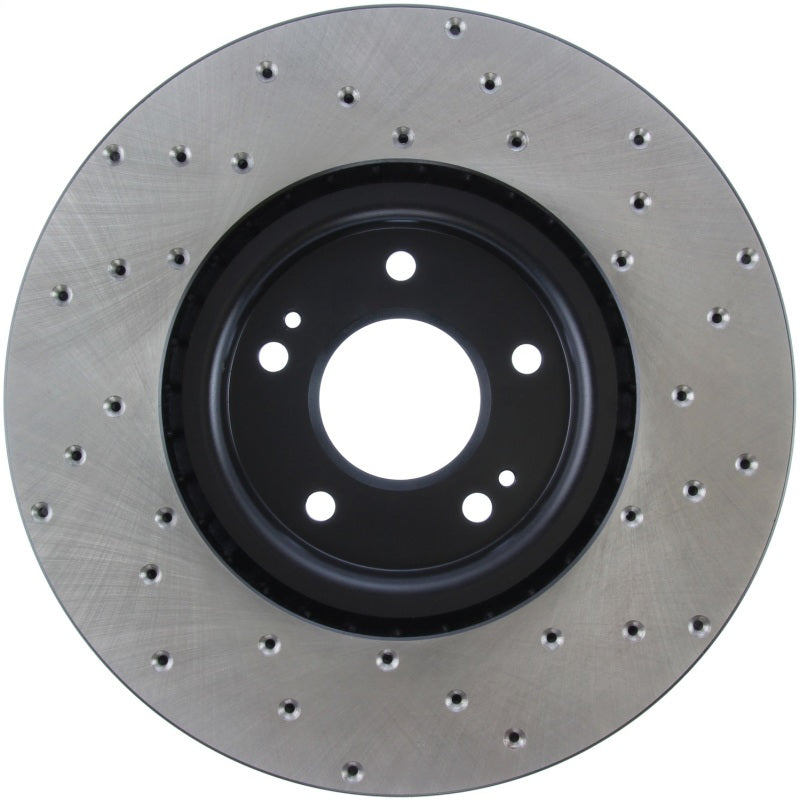 Stoptech 128.46064R 03-06 Mitsubishi Lancer Evo AWD Drilled Right Front Rotor